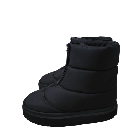 $475 Gia Borghini Women's Black Luna Quilted Puffy Ankle Boot - Picture 3 of 9